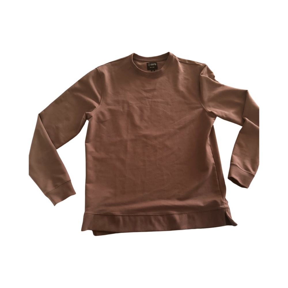 Cuts Split Hem Sweatshirt
